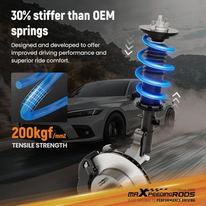 maXpeedingrods Lowering Springs for Honda Civic DX LX EX SI 2012-2015 - size: Civic 2012-2015 Excluding Hybrid