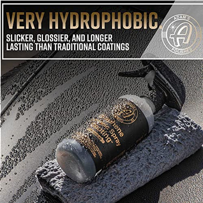 Adam's Polishes Advanced Graphene Ceramic Spray Coating - 18+ Months Sprayable Graphene Oxide Ceramic Coating for Cars, Boats, RV's & Motorcycle | Adds Extreme Gloss, Depth, Shine & Protection - style: Advanced 12oz