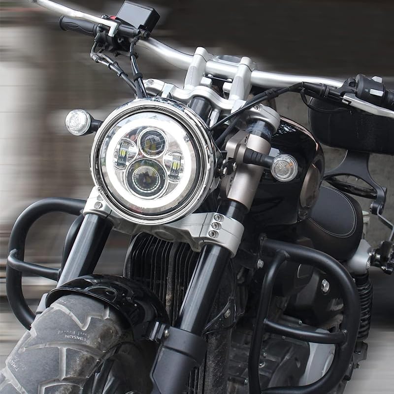 SKTYANTS 7 Inch Motorcycle Headlight Housing Bucket Chrome