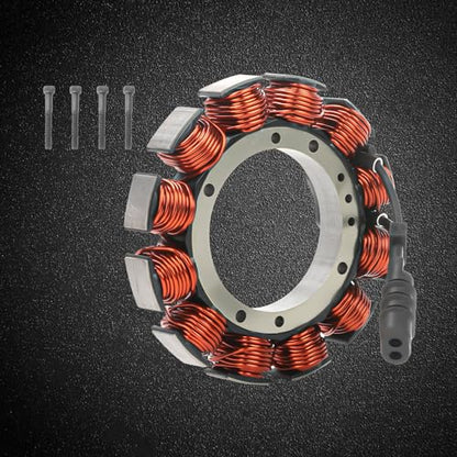 29970-88D Stator Assembly Fit For Harley Davidson 1990-1999 Softail Series, 1991-1998 Dyan Series, 1990-2000 FXR All Condition, 1990-1996 Touring Series(Except EFI Condition)