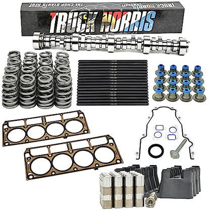 BTR Brian Tooley Racing Truck Norris LS Camshaft Kit | Fits Gen 3 & 4 LS Engines | 1999-2013 4.8L 5.3L | Includes LS1 Head Gaskets Delphi Lifters & Trays