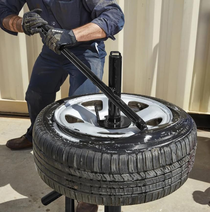 Manual Tire Changer 8"–16" – Heavy Duty Steel Bead Breaker & Mount Demount Tool for Car, Truck, ATV & Trailer Tires – Garage Tire Changing Stand