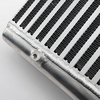 Dual Side Mount Bolt On Upgrade Aluminum Performance Intercooler Kit Compatible with 1990-1996 Nissan 300ZX Twin Turbo - color: Sliver, size: 1990-1996 Nissan 300ZX
