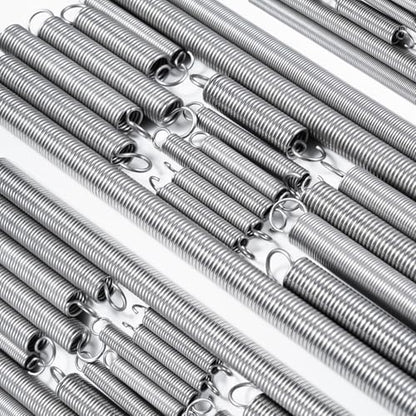 4pcs Extension Springs,0.03"x0.4"x11.8" 304 Stainless Steel - size: 0.03"x0.4"x11.8"