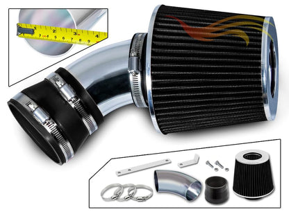Short Ram Intake Kit for 00-06 E53 X5 3.0L/4.4L/4.6L/4.8L (Black) - color: Black