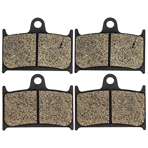 NICHE Front Rear Brake Pad for Triumph T2020393 T2020245 T2020692 Organic - size: Organic