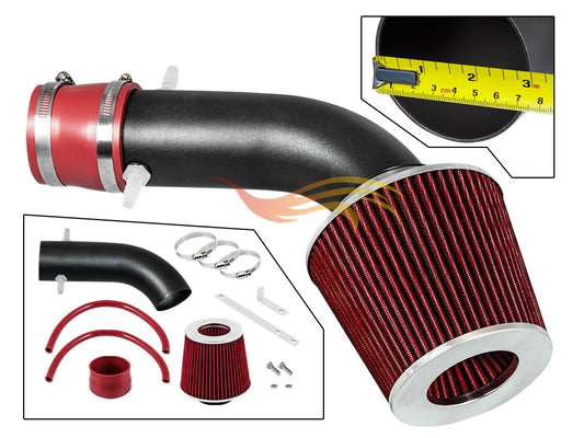 Short Ram Intake Kit for 02-03 TL Type-S/01-03 CL Type-S 3.2L V6 (Red) - color: Black Red