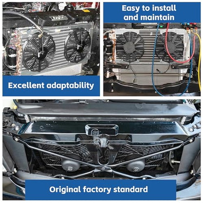 Radiator Cooling Fan Replacement for Jetta A3 CC Beetle 1.8L 1.9L