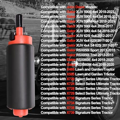 Intank Fuel Pump AM136612 AUC11498 Compatible with John Deere Gator - style: AUC11498