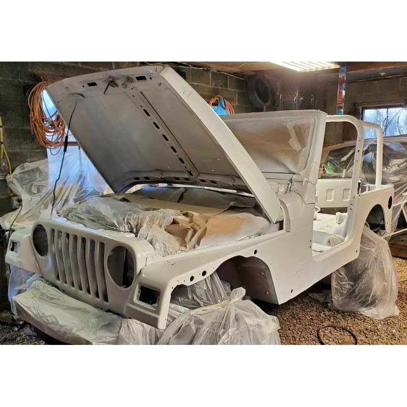 Eastwood Epoxy Primer White Autobody Paint and Activator - 2 Gallon Kit - color: White, size: 256 Ounce (Pack of 1)