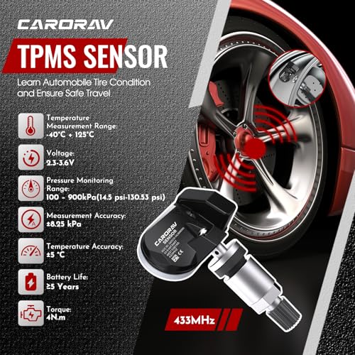 TPMS Sensor 433MHZ Chrysler Jeep Dodge Fiat Tire Pressure Monitoring Sensor - size: 68313387AB