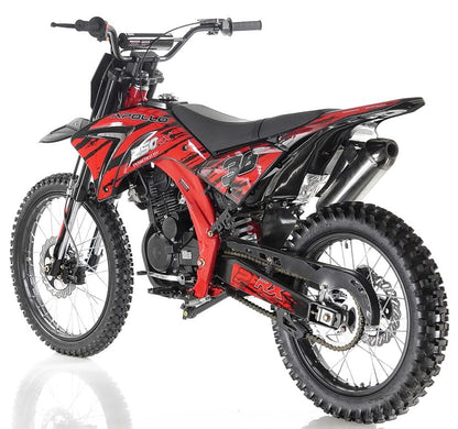18" Rear Wheel Rim Tire Assembly For Dirt Trail Bike Apollo 250cc DB-36 110/90-18 Includes Brake Rotor and 530 18T Sprocket (DOES NOT FIT HAWK250 or RAVEN250)