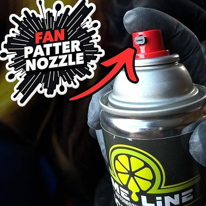 LiME LiNE 1K Flexible High Build Primer Surfacer, Direct to Metal, Automotive and Industrial Grade, 16 oz Aerosol Spray Can, Primer Light Grey (Pack of 6) - color: Pack of 6
