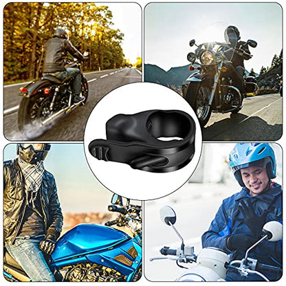 Frienda 4 Pcs Motorcycle Throttle Assist, Cruise Control Grip Holder Black