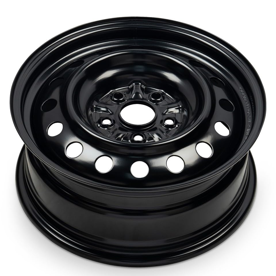16x6.5 in Steel Wheel Rim 5 Lug 114.3mm 45mm Offset 60.1mm CB| Powder-Coated Black finish Fits 2008-2015 Scion xB | New OEM Replacement | 4261112A10 - size: 16x6.5 inch - xB