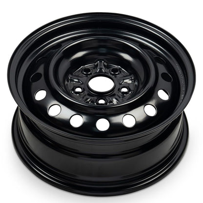 16x6.5 in Steel Wheel Rim 5 Lug 114.3mm 45mm Offset 60.1mm CB| Powder-Coated Black finish Fits 2008-2015 Scion xB | New OEM Replacement | 4261112A10 - size: 16x6.5 inch - xB