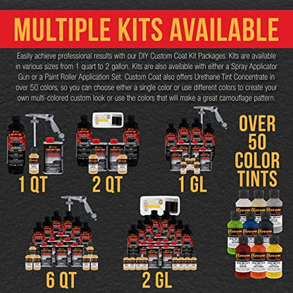 Custom Coat Golden Sand Spray-On Urethane Truck Bed Liner Kit, 1 Gallon