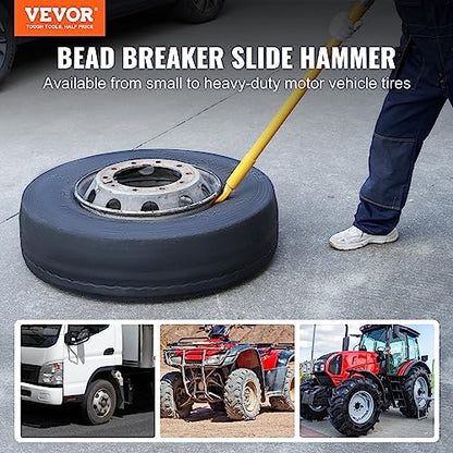 VEVOR Tire Bead Breaker Slide Hammer 46.3" Length Heavy Duty Steel