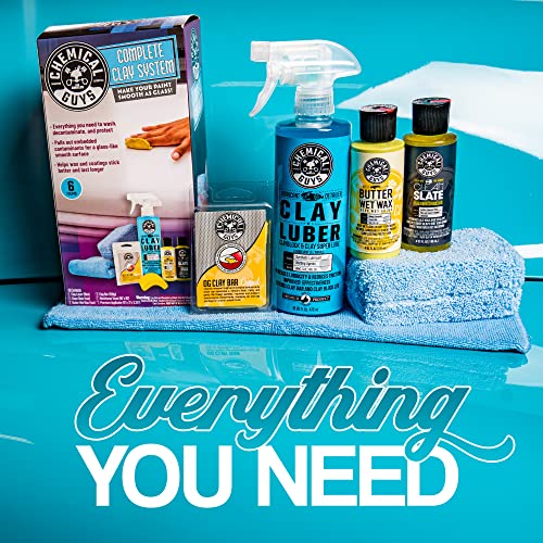 Chemical Guys, Clay Bar & Luber Combo Kit for Smooth Paint, 6-Piece Set