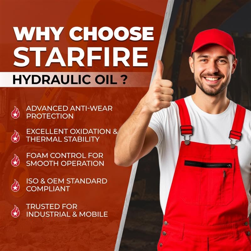STARFIRE AW32 Anti-Wear Hydraulic Oil for Industrial/Mobile Equipment 1-Gal - size: 1 Gallon