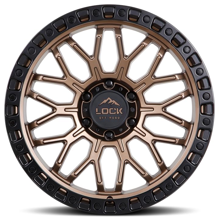 LOCK OFFROAD COMBAT-7957MRMBR12N 17X9-5X127-12et - Matte Bronze with Matte Black Ring - color: Matte Bronze with Matte Black Ring, size: 17X9 - 5X127 -12et