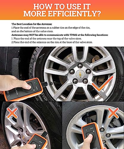 Universal TPMS Relearn Tool,System Programming Training,OEC-T5 Tire Pressure Monitor System Activation Tool,Automotive Tire Sensor Reset Tool,EL-50448 TPMS Reset Tool
