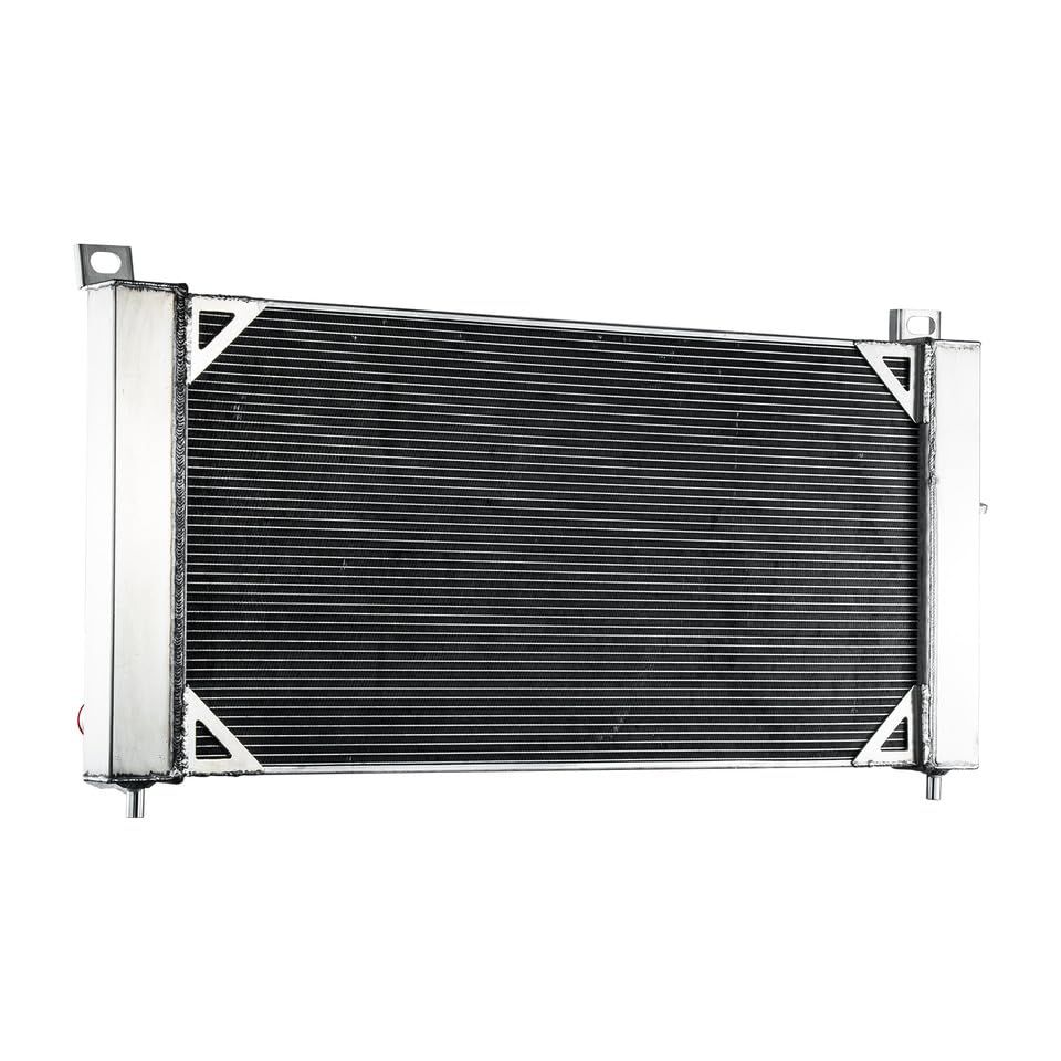 3 Row Core Radiator Compatible with 2001-2002 01 02 Chevy Silverado 2500HD 3500 GMC Sierra 2500 3500 GMC C6500 C7500 Topkick Radiator,8.1L Full Aluminum Radiators