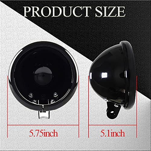 5 3/4 Inch Motorcycle LED Headlight Mount Bucket 5.75 Inch LED Headlight Housing Bucket for Motorcycle