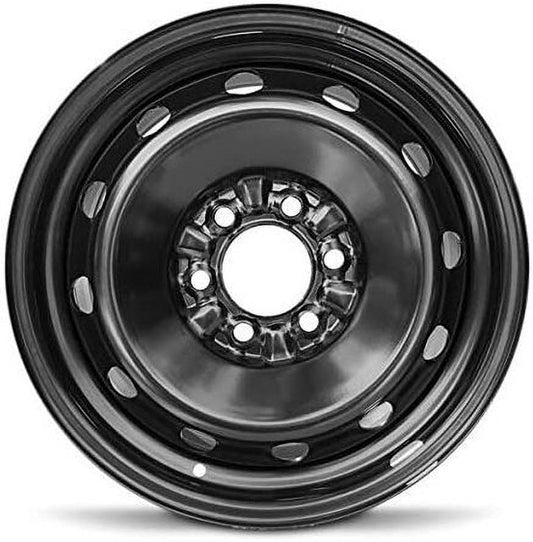 17x8 in Steel Wheel Rim 6 Lug 135mm 44mm Offset 87.1mm CB| Powder-Coated Black finish Fits 2007-2017 Ford Expedition | New OEM Replacement | 7L1Z1015D - size: 17x8 inch Wheel Black