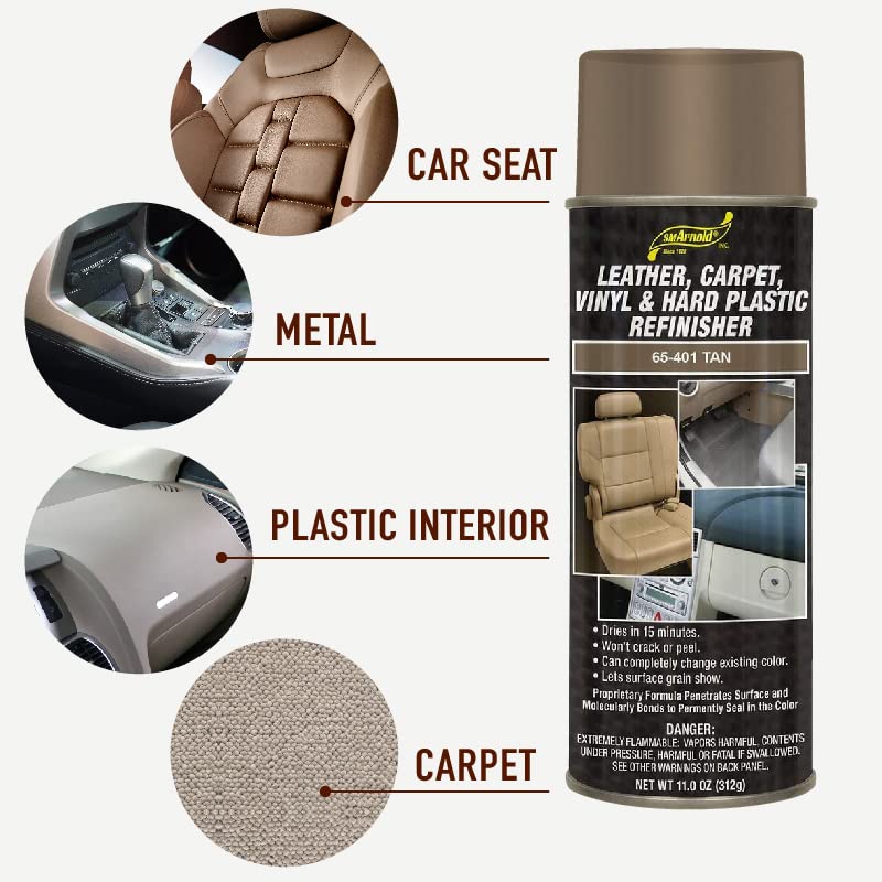 SM Arnold Refinishing Spray Paint for Interior Repair, Tan, 11 Oz - color: Tan