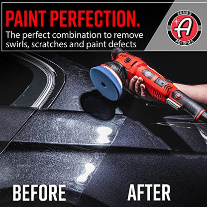 Adam's Polishes SK Pro 15mm Car Polisher - Professional Buffer Polisher For Car Detailing | Use W/Car Polish, Polishing Compound, or Car Scratch Remover | Car Wash Clay Bar Ceramic Coating - size: 15mm Polisher (1 Item)