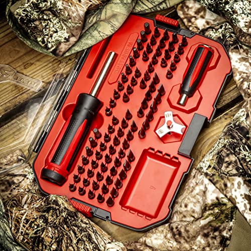 Real Avid Precision Screwdriver Set for Gun Maintenance | 90 PCS Screw Driversets with LED Driver, Hex, Phillips & Torx Bit Set | Kit Includes Magnetic Bit Driver, Turret Tool, Multibit Set & Case - style: Driver, Bit Set, Turret Tool