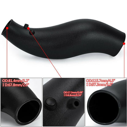 Cold Air Intake Kit Compatible with 1992-2000 H0nda Civic CX DX EX-R 1.6L EG EK BK Plastic Air Intake Pipe Induction kit