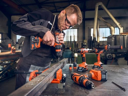 Fein 18V AS 4-speed General Construction Cordless Drill/Driver - Bare Tool - Brushless FEIN PowerDrive Motor, Mechanical Torque Setting - ASCM 18 QSW AS, 71161461090 - style: ASCM 18 QSW