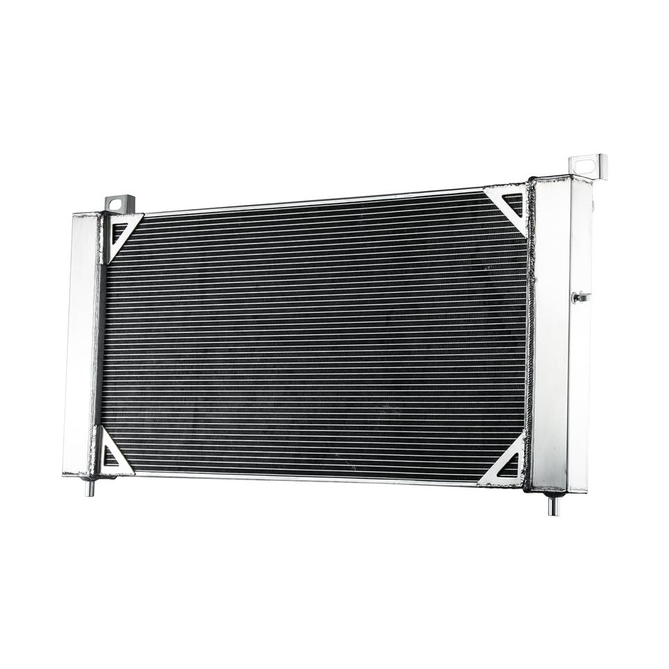 3 Row Core Radiator Compatible with 2001-2002 01 02 Chevy Silverado 2500HD 3500 GMC Sierra 2500 3500 GMC C6500 C7500 Topkick Radiator,8.1L Full Aluminum Radiators