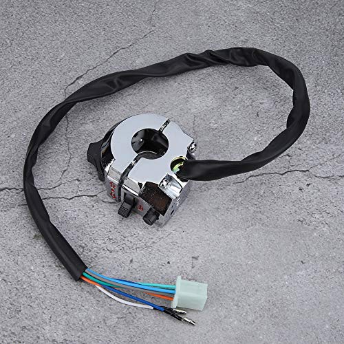 Motorcycle Handlebar Switch 22mm Turn Horn Light Control Multi Function Switch Compatible with Most Motorcycles for Easy Installation and Performance
