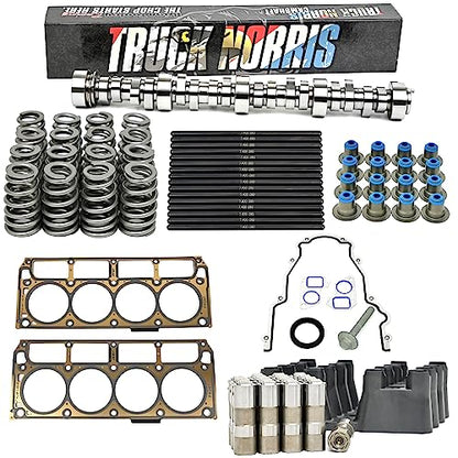 BTR Brian Tooley Racing Truck Norris Camshaft Install Kit for GM/Chevrolet Gen 3/4 LS 6.0 6.2 LS3 Vortec - Includes Cam Kit, Gaskets, Lifters & Trays