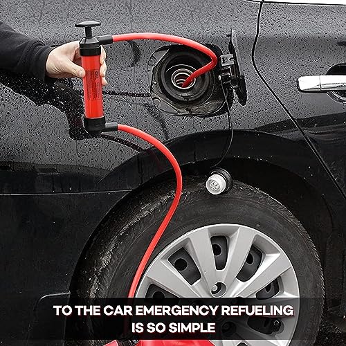 Multi-Use Siphon Pump Fluid Transfer Pump, Siphon Fuel Transfer Pump Kit for Gas Oil and Liquids