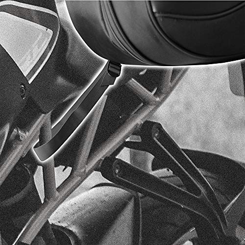 Niche 2pcs Deluxe Motorcycle Saddle Bag, Side Bag, Pannier for Street Bike and Sports Bike, Expandable and Waterproof Travel Bag NMO-8209