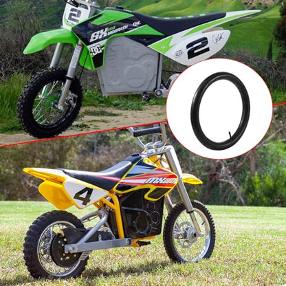 KAMIER 16x2.4/2.125 Inner Tube Straight Valve Stem Replacement for Razor MX650 MX500 SX500 Mcgrath Dirt Bike Front Tire Tube EcoSmart Metro Cargo SUP Electric Scooter Kids Off Road Motocross Parts