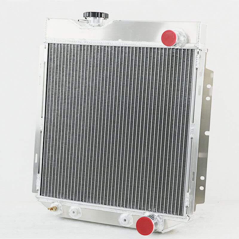 4 ROW Aluminum Radiator Compatible with 1964-1966 FORD MUSTANG & 1960-1965 Ranchero V8