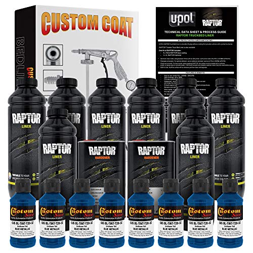 Custom Shop 2 Gallon Kit, Blue Metallic Urethane Spray-On Truck Bed Liner