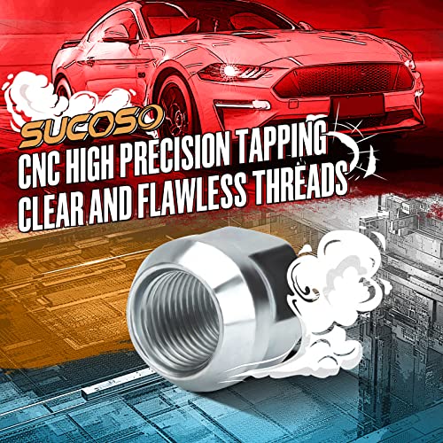M14x1.5 Open End Lug Nuts Replacement for Chevy Silverado Tahoe C/K2500 - size: M14x1.5-32PCS