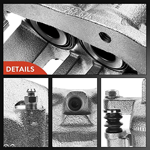 A-Premium Front Left Driver Disc Brake Caliper with Bracket - style: Front Driver Side