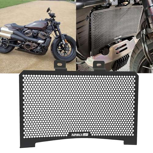 For SPORTSTER S RH 1250S 2025 Aluminum Alloy Modified Radiator Grille Guard Protector Sportster S 1250 RH1250S 2018-2025 Motorcycle Parts (A) - color: A