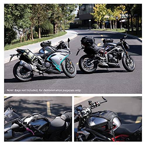 Rhinowalk Motorcycle Tank Bag/Bumper Bag Universal Saddle Bag Mounting Base - size: Fuel Tank Mounting Base