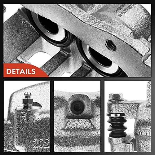 A-Premium Front Right Passenger Disc Brake Caliper with Bracket - style: Front Passenger Side