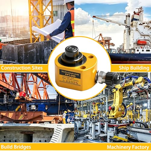 Jooptoolwook 20T Multi-Section Low Profile Hydraulic Ram Jack, 1.1" - size: 20T