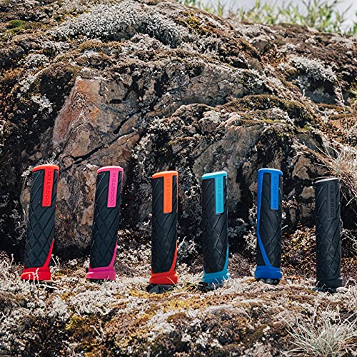 Dash Slip-on Bike Handlebar Grips, Lightweight Rubber - color: Tuq
