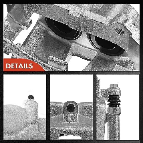 A-Premium Front Left Driver Disc Brake Caliper with Bracket - style: Front Driver Side